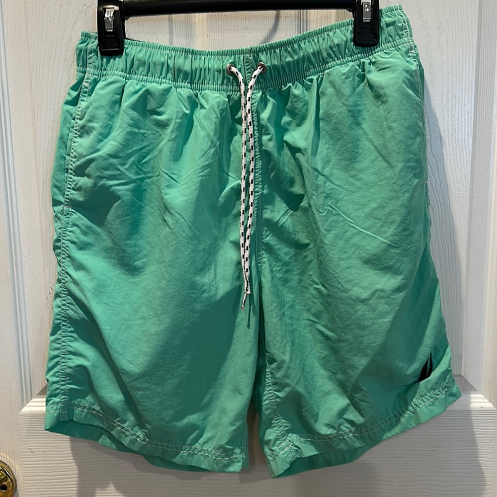 NAUTICA Swim Trunks Board Shorts Mint Green Men Size M